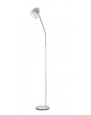 Srebrna metalowa lampa podłogowa - S883-Avisa