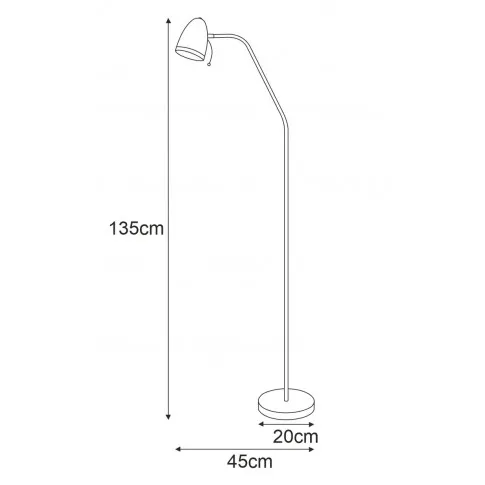 Wymiary lampy S883-Avisa