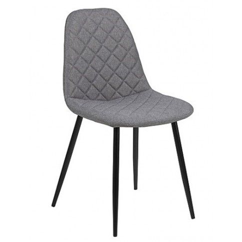 Zdjęcie produktu Krzesło tapicerowane Velio - szare.