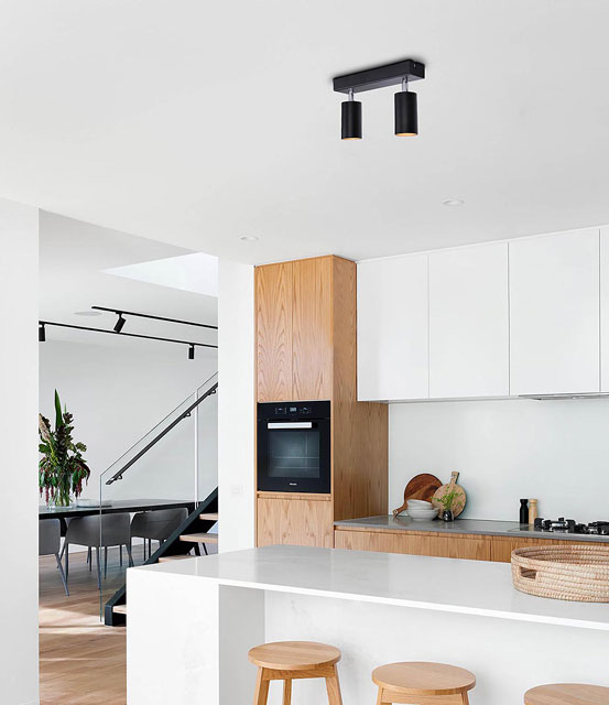 Dwupunktowa listwa sufitowa do salonu S890-Alekiv