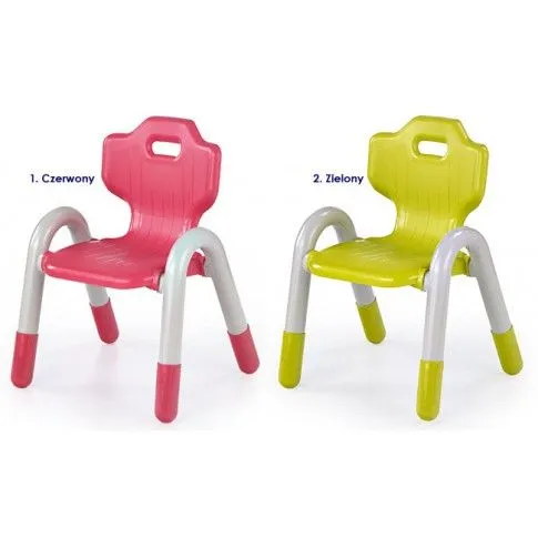 Zdjęcie krzesełko dziecięce Hippo - czerwone, Krzesełka i pufy - sklep Edinos.pl