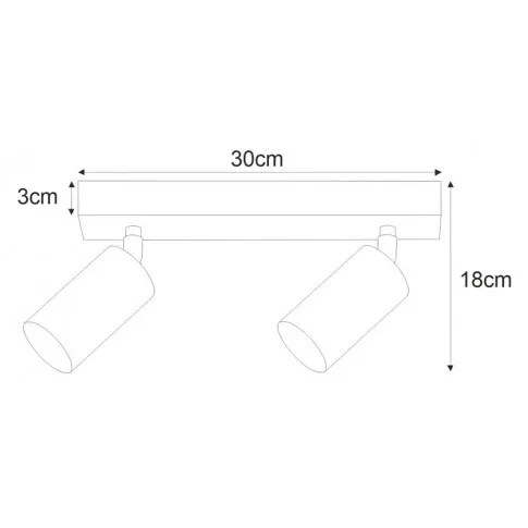 Wymiary lampy S890-Nordia