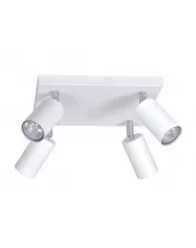 Biała czteropunktowa lampa sufitowa - S892-Nordia w sklepie Edinos.pl