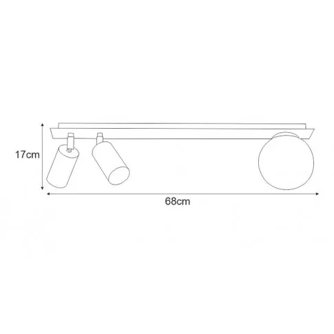 Wymiary lampy S896-Nako