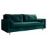 Rozkładana sofa z funkcją spania zieleń morska - Petra