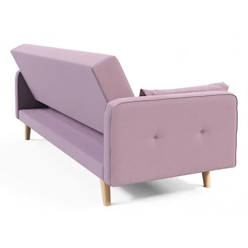 Różowa rozkładana sofa Benita