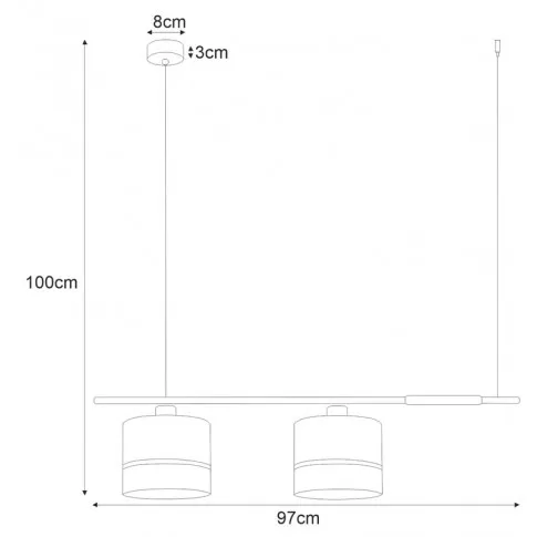Wymiary lampy S908-Versi
