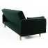 Ciemnozielona rozkładana sofa Benita
