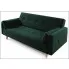 Ciemnozielona sofa Benita