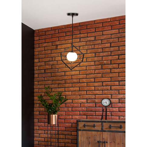 Industrialna lampa sufitowa - K129-Cube wizualizacja 