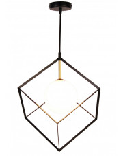 Czarno-złota lampa nowoczesna - K130-Cube