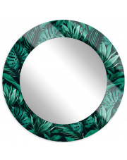 Zielone okrągłe lustro w stylu nowoczesnym - Tutori 3X w sklepie Edinos.pl