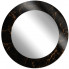 złoto czarne okrągłe lustro w ramie łazienka tutori 6x