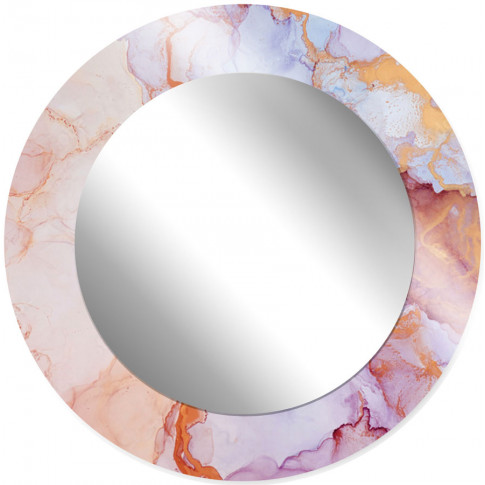 kolorowe lustro okrągłe nowoczesne łazienka salon tutori 7x