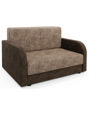 Sofa rozkładana jasny brąz + ciemny brąz - Folken 4X w sklepie Edinos.pl