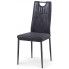 Zdjęcie produktu Krzesło tapicerowane Levin - czarne.