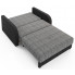 Sofa rozkładana z funkcją spania szaro grafitowa Folken 4X