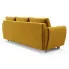 Musztardowa rozkładana sofa Castello 3X