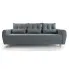 szara welwetowa sofa Castello 3X