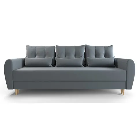 szara welwetowa sofa Castello 3X