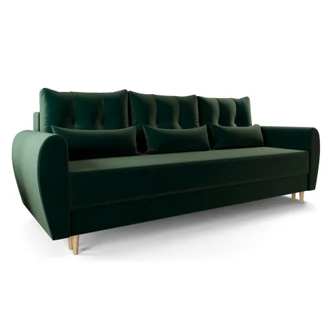 zielona sofa Castello 3X
