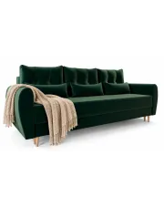 Zielona sofa rozkładana - Sinsiew 3X w sklepie Edinos.pl
