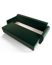 Zielona sofa rozkładana - Castello 3X w sklepie Edinos.pl