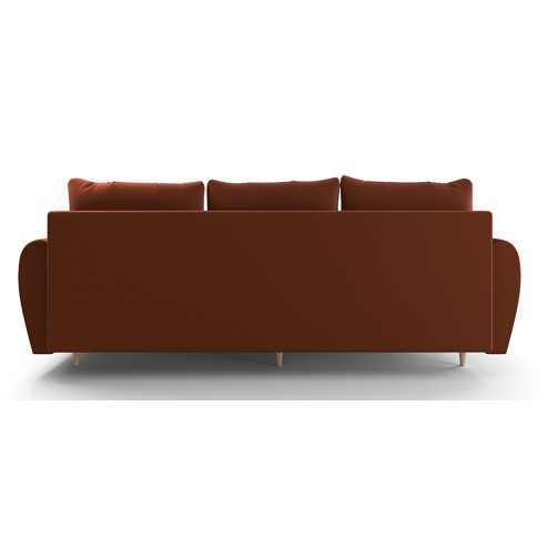 pomarańczowa wolnostojąca sofa Castello 3X