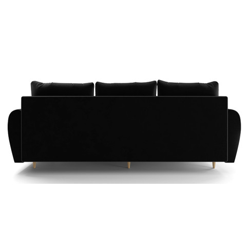 czarna wolnostojąca sofa Castello 3X