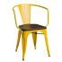 Zdjęcie produktu Krzesło loftowe Kimmi - żółte.