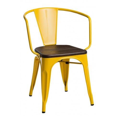 Zdjęcie produktu Krzesło loftowe Kimmi - żółte.