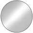 Czarne okrągłe lustro w metalowej ramie - Ekola 6 rozmiarów