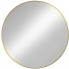 Złote okrągłe lustro w stylu nowoczesnym - Ekola 6 rozmiarów