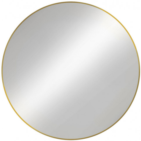 okrągłe złote lustro łazienka przedpokój garderoba ecola zlote