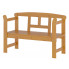 Sosnowa ławka do ogrodu w kolorze jasny dąb Armina