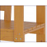 Detale wykończeniowe sosnowej ławki jasny dąb Armina