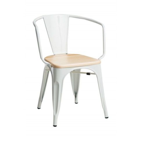 Zdjęcie produktu Krzesło loftowe Kimmi - białe.