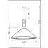 Biała lampa wymiary - K141-Obsydian 