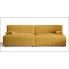 Żółta rozkładana sofa Manila 3X