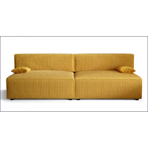 Żółta rozkładana sofa Manila 3X