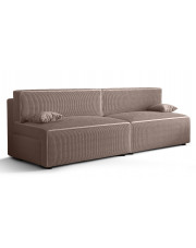 Beżowa rozkładana sofa - Manila 3X w sklepie Edinos.pl