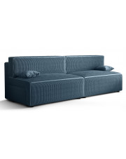 Niebieska rozkładana sofa - Manila 3X w sklepie Edinos.pl