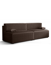 Brązowa rozkładana sofa - Manila 3X w sklepie Edinos.pl