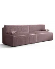 Wrzosowa rozkładana sofa - Manila 3X