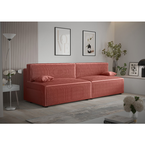 Aranżacja z różową sofą Manila 3X