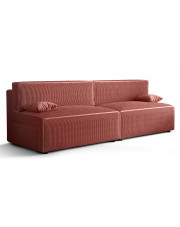 Różowa rozkładana sofa - Manila 3X w sklepie Edinos.pl