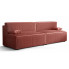 Różowa rozkładana sofa - Manila 3X