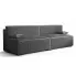 Szara rozkładana sztruksowa sofa - Manila 3X
