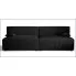 Czarna rozkładana sofa Manila 3X