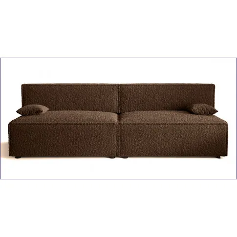 Brązowa sofa boucle Manila 4X